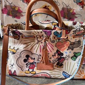 Authentic Disney Dooney & Bourke Sketch EUC